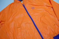 Tony Lama Denver Broncos Vintage 80's Bright Orange Windbreaker Zip Up Jacket