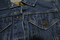 Levis 76001-0214 70's Type 3 No Side Pockets Denim Blue Jean Trucker Jacket
