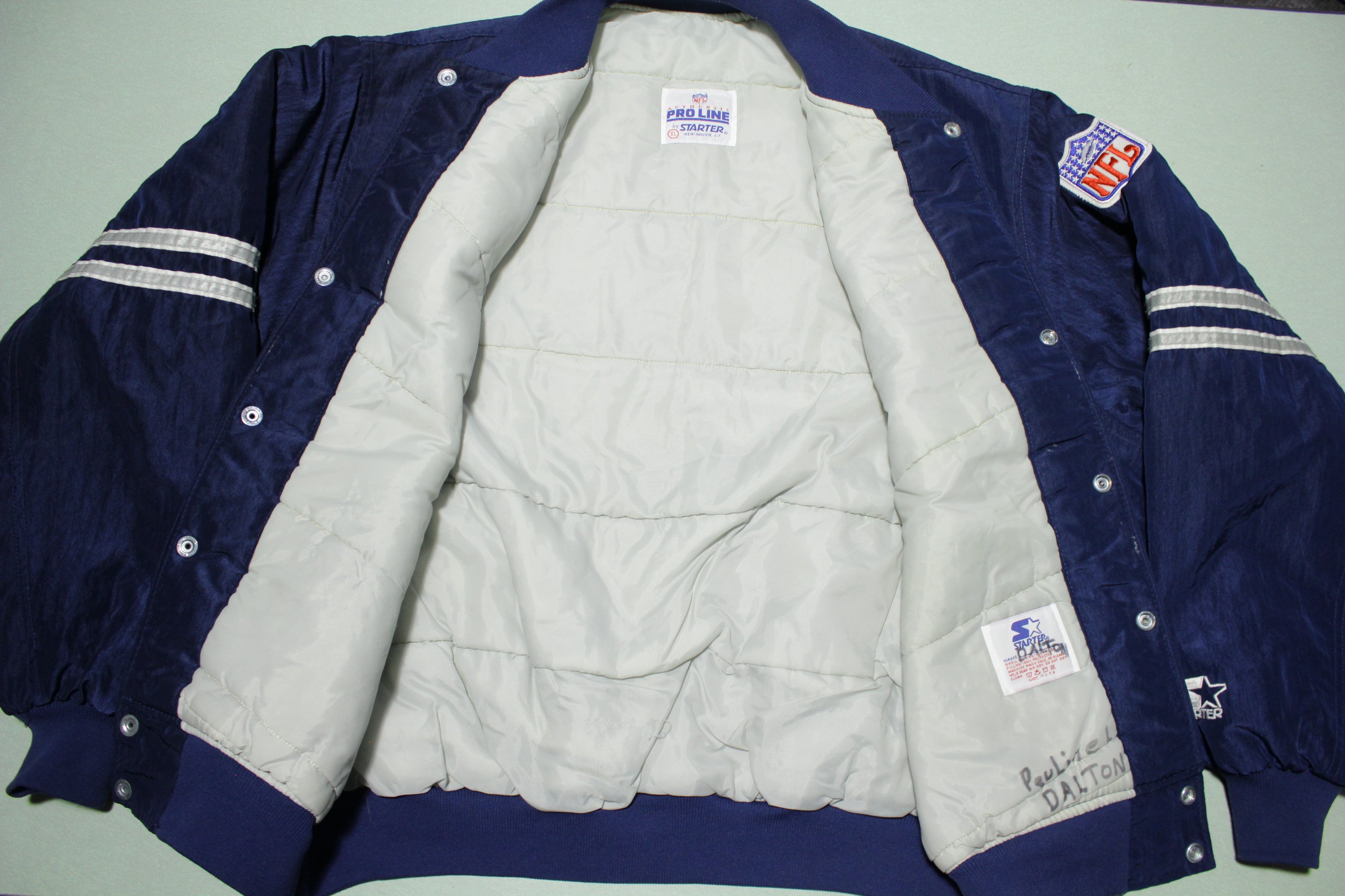 Dallas cowboys vintage hot sale starter jacket