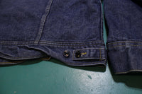 Lee Storm Riders Sherpa Lined Trucker Style Made in US 70's 80's Jean Jacket
