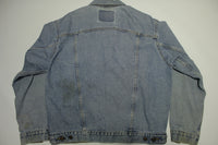 Levis 90's Vintage 70507-0389 Denim Blue Jean Trucker Jacket