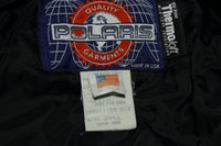 Polaris Vintage 80's 90's Satin Puffer Ski Snowmobile Racing Jacket