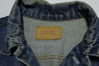 Levis 80's Vintage 70507-0217 Denim Blue Jean Trucker Jacket