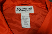 Nascar Vintage 90's Red Black Color Block Windbreaker Racing Pit Jacket