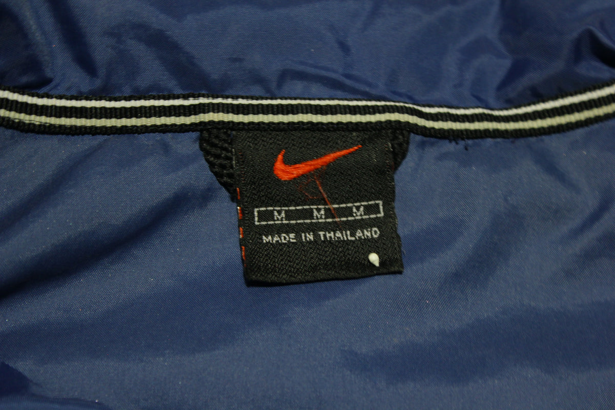 Nike Vintage 90's Spellout Color Block Windbreaker Track Jacket