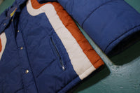 Westwinds Vintage 80's Puffer Retro Striped Ski Jacket Coat