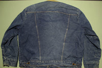 Wrangler Made in USA Vintage 80's Blanket Flannel Lined Denim Jean Jacket