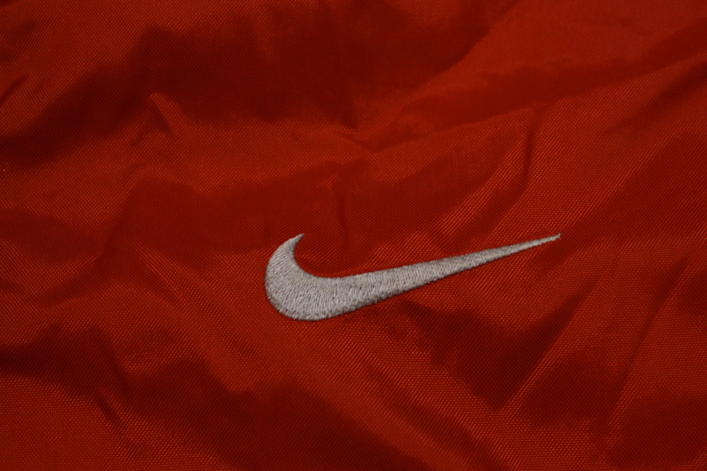 Nike 90's Swoosh Vintage Fleece Lined Windbreaker Red Bomber Jacket 19 –  thefuzzyfelt