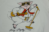 King Pigsley Elvis Presley Manimals 1985 Vintage Crewneck Sweatshirt