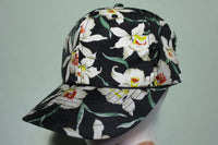 Dorfman Pacific Floral Flower Vintage 90's Trucker Snapback Adjustable Hat