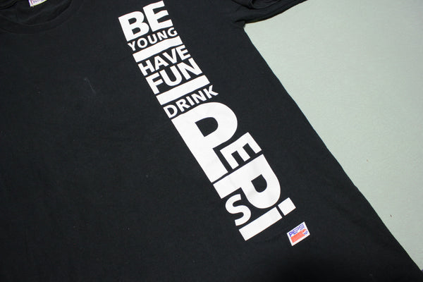 Be Young Have Fun Drink Pepsi Vintage 90's Reebok T-Shirt