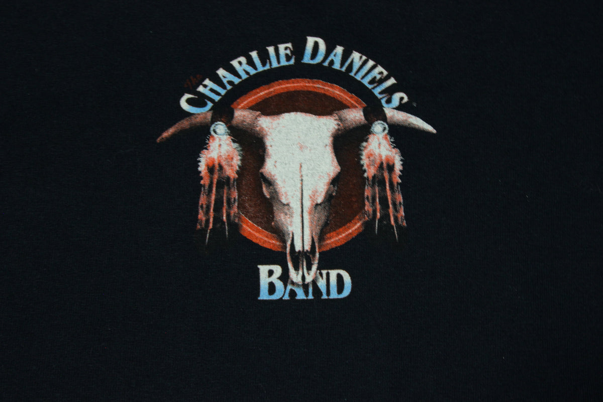 Charlie Daniels Vintage 90's Deadstock Mint Skull Made in USA T-Shirt