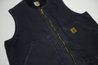 Carhartt V02 MDT Traditional Duck Arctic Quilt Lined Barn Chore Coat Work Vest Jacket