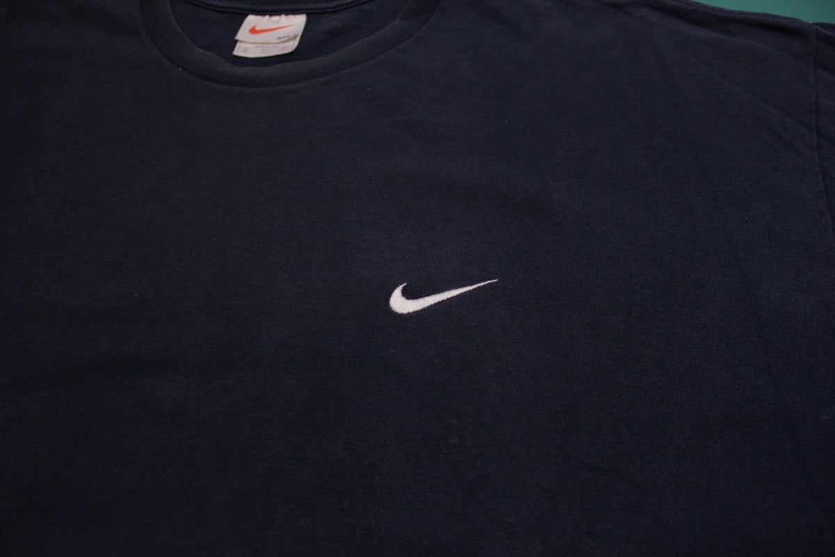 Nike Swoosh Embroidered 90's Made in US Vintage Short Sleeve Blue T-shirt