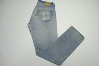 Levis 501-0117 Red Tab Vintage 70s 80's Made in USA Button Fly Denim Grunge Rocker Jeans
