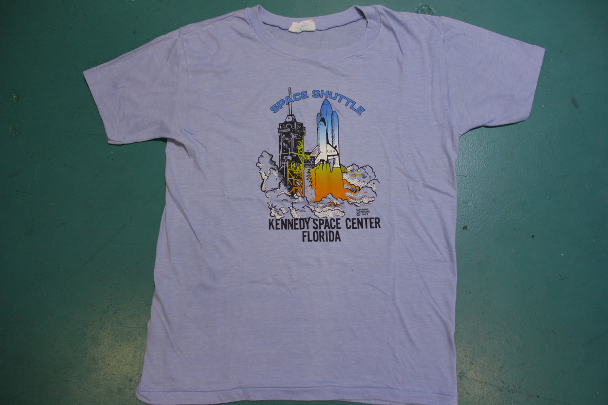 1989 Space Shuttle Kennedy Space Center Florida 80's Vintage T-shirt