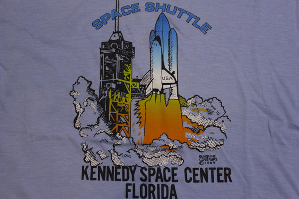 1989 Space Shuttle Kennedy Space Center Florida 80's Vintage T-shirt