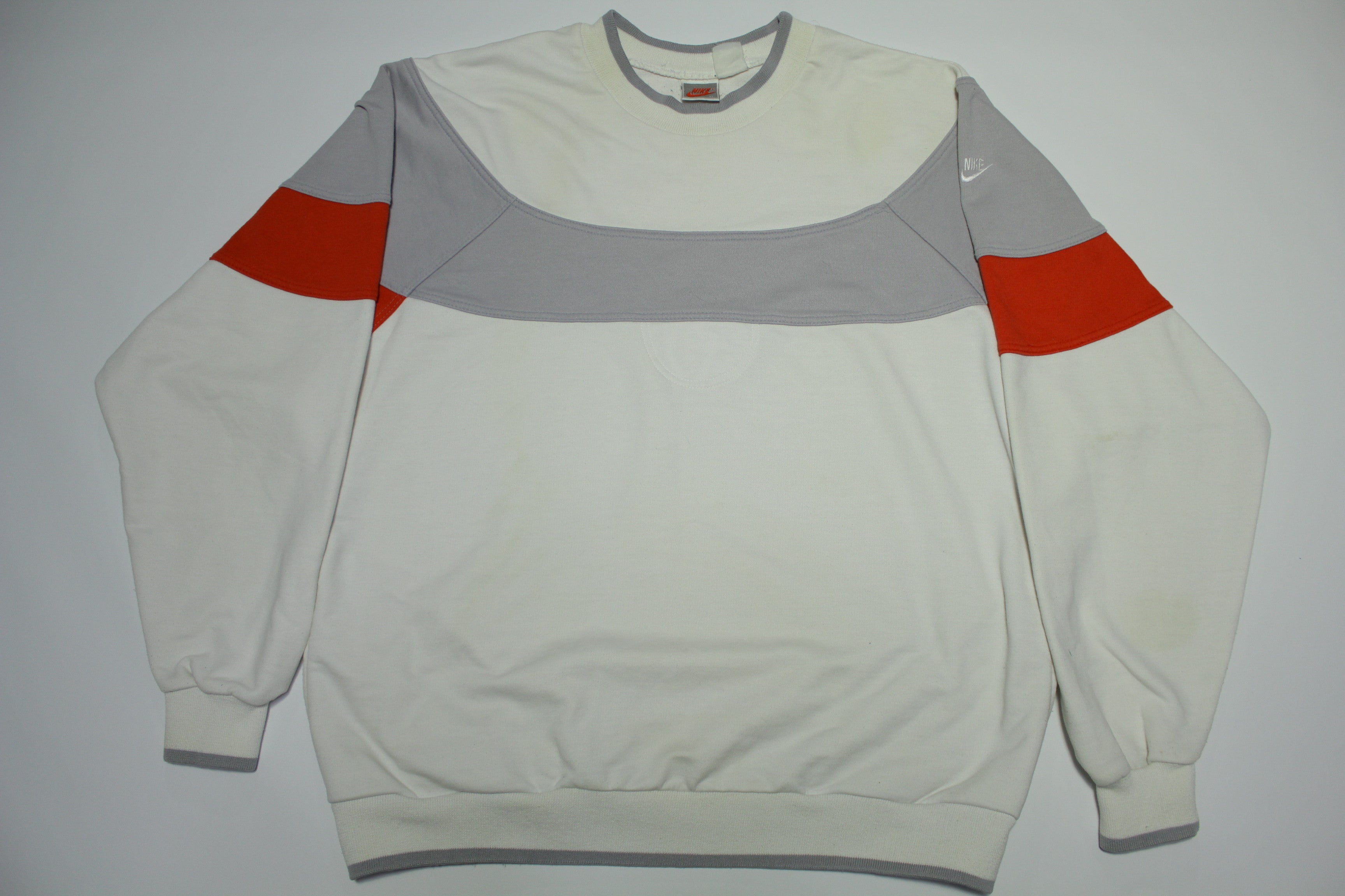 Nike color block discount crewneck