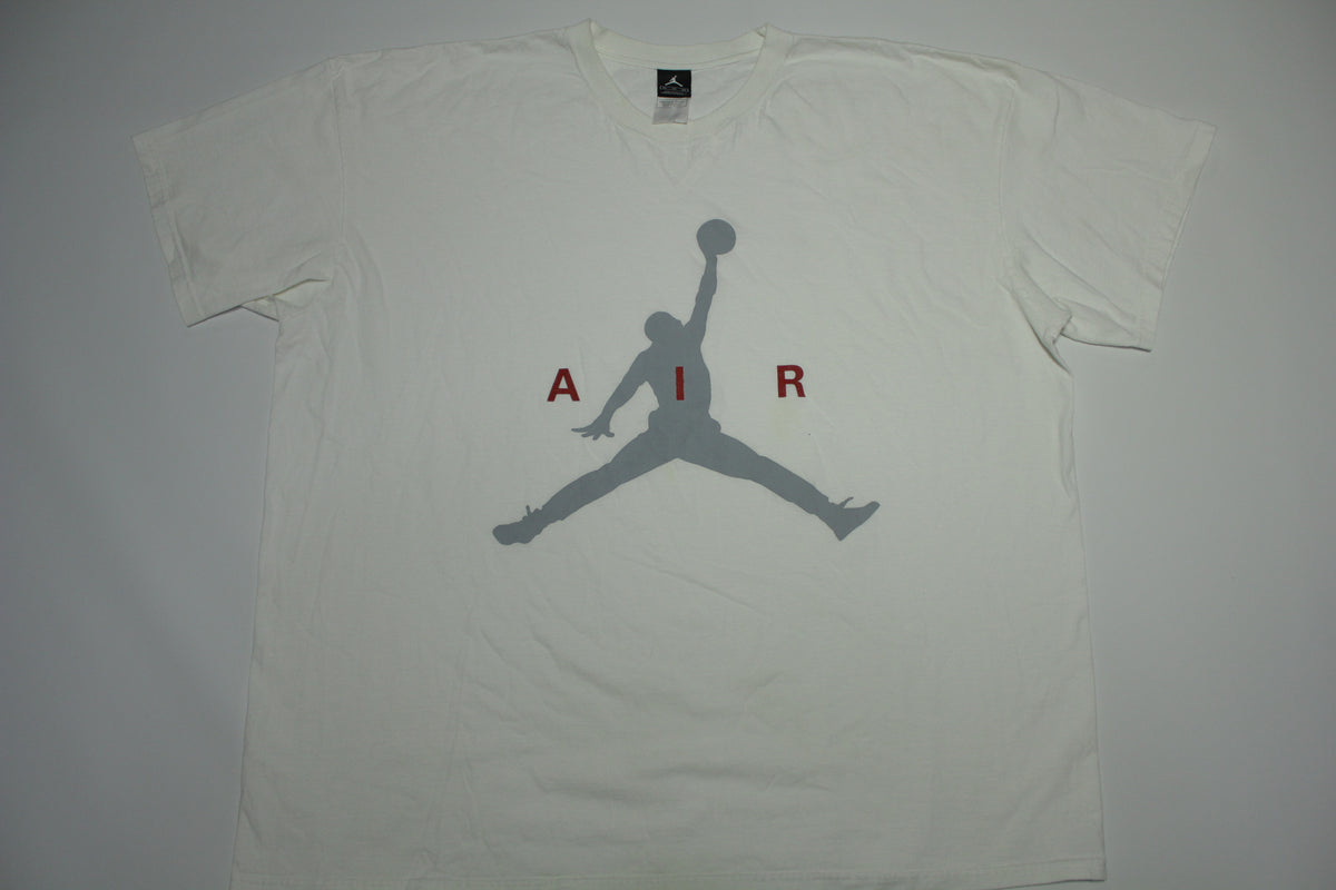 Giant Silhouette Air Jordan Y2K Vintage Michael 2000s Tag T-Shirt