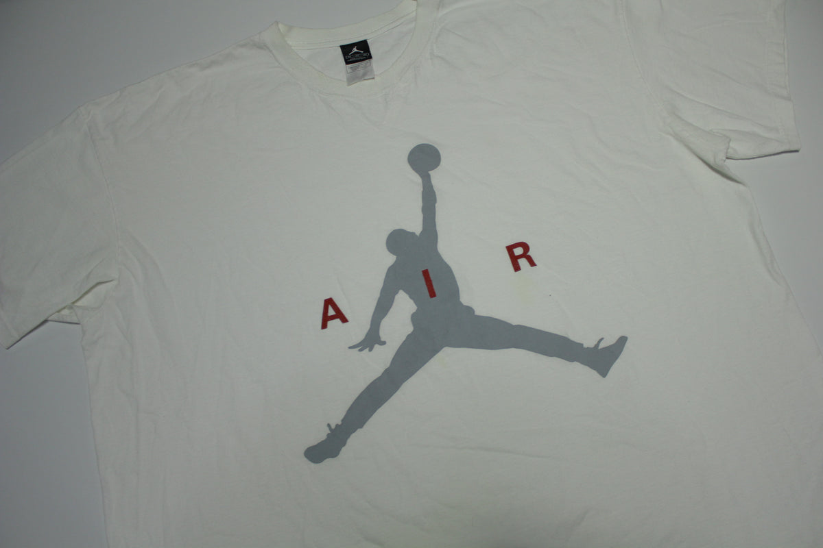 Giant Silhouette Air Jordan Y2K Vintage Michael 2000s Tag T-Shirt