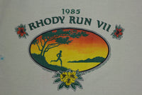 Rhody Run VII Vintage 1985 Port Townsend Marathon Association Vintage 80's T-Shirt