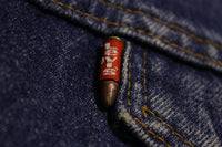 Levis Sherpa Lined USA Made San Francisco 80's Vintage Jean Jacket Med Wash