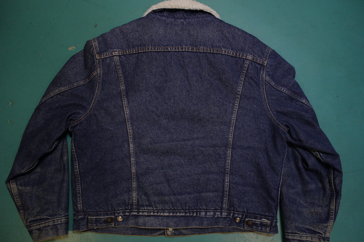 Levis Sherpa Lined USA Made San Francisco 80's Vintage Jean Jacket