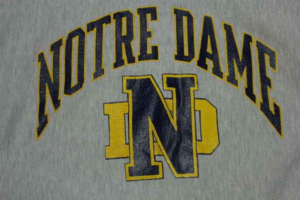 Notre Dame Vintage Pro Reverse Weave Made in USA 90s MVP Sweatshirt