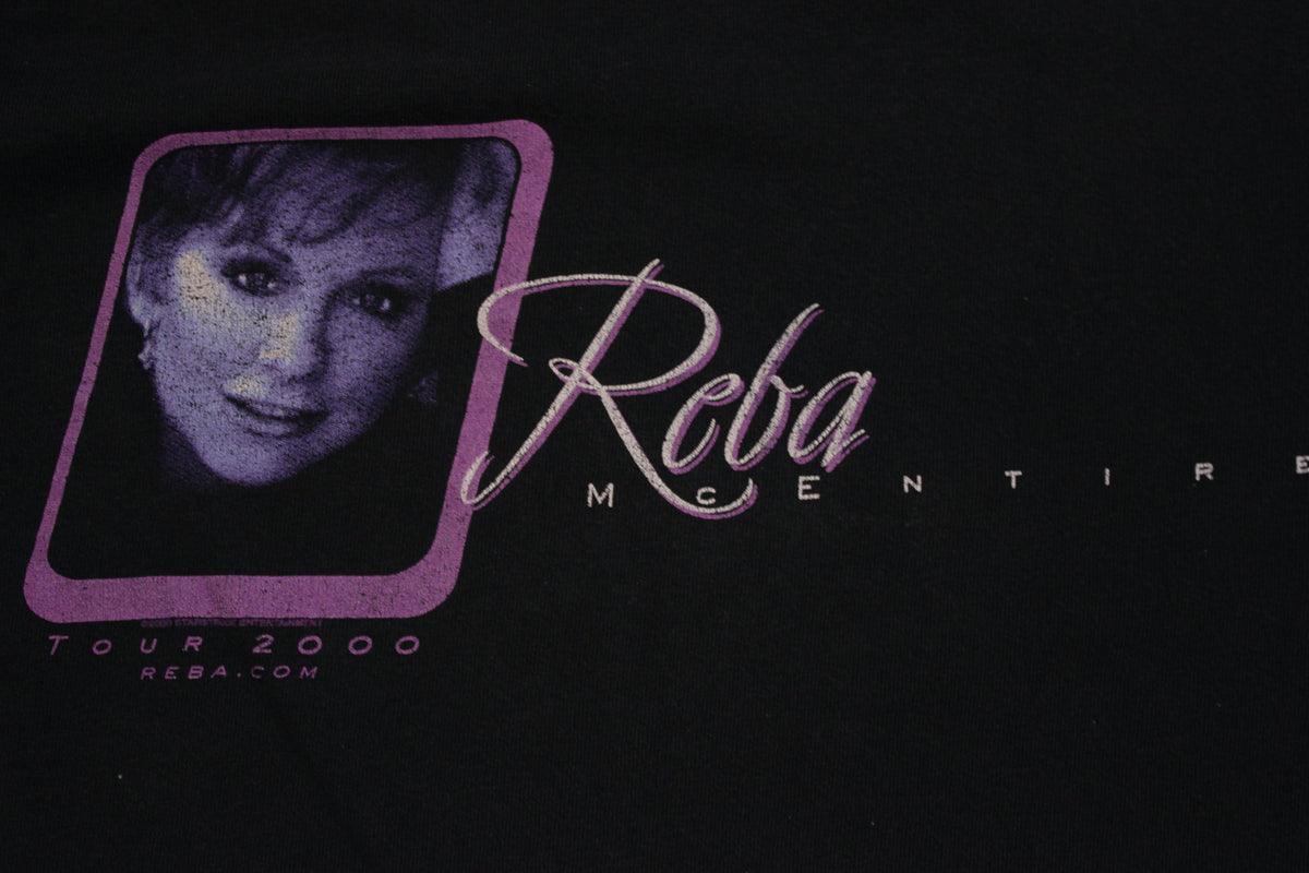 Reba McEntire 2000 Tour Single Stitch Country Western Vintage Concert T-shirt