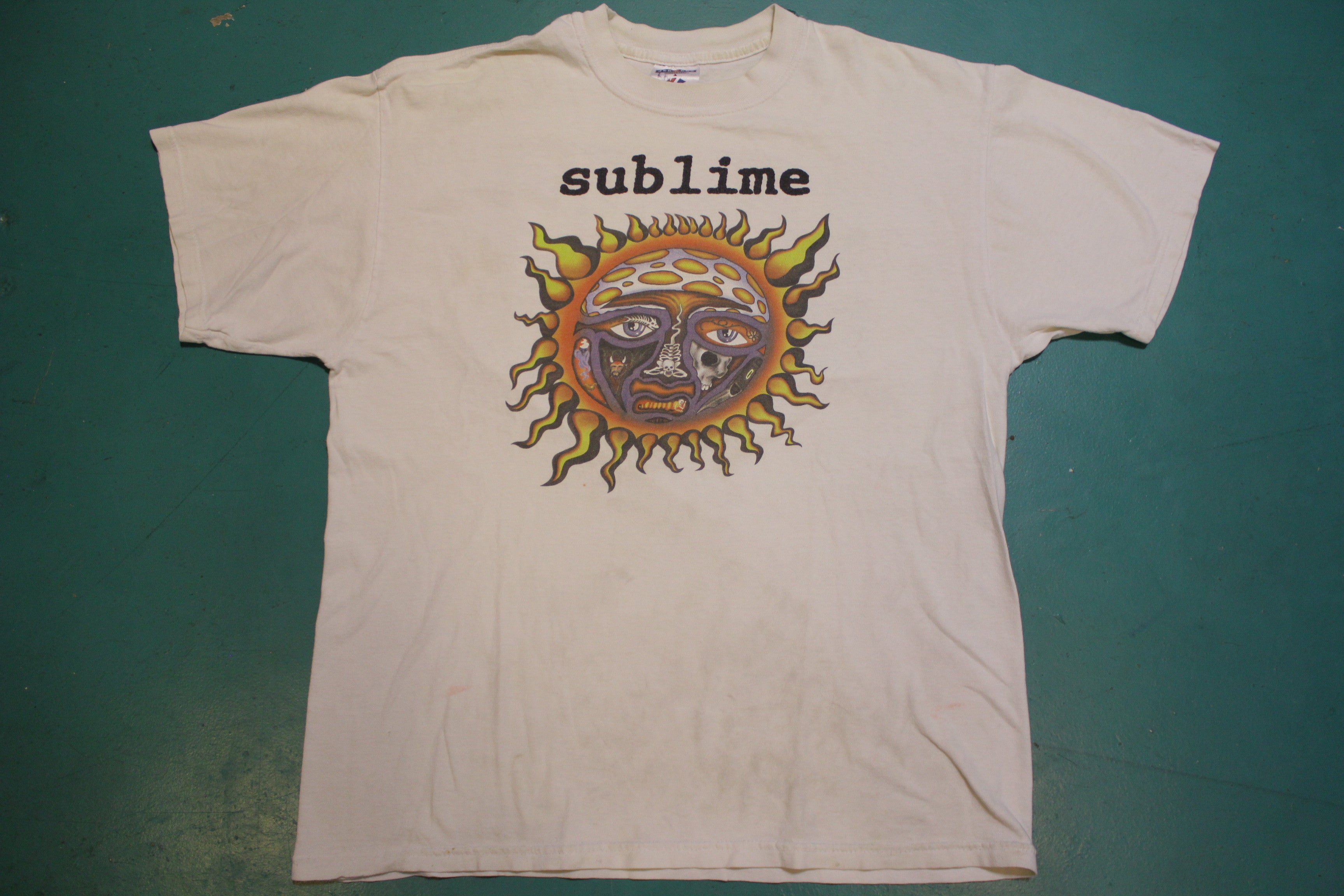 Sublime Skunk Records Long Beach CA 90's Vintage Crewneck Concert ...