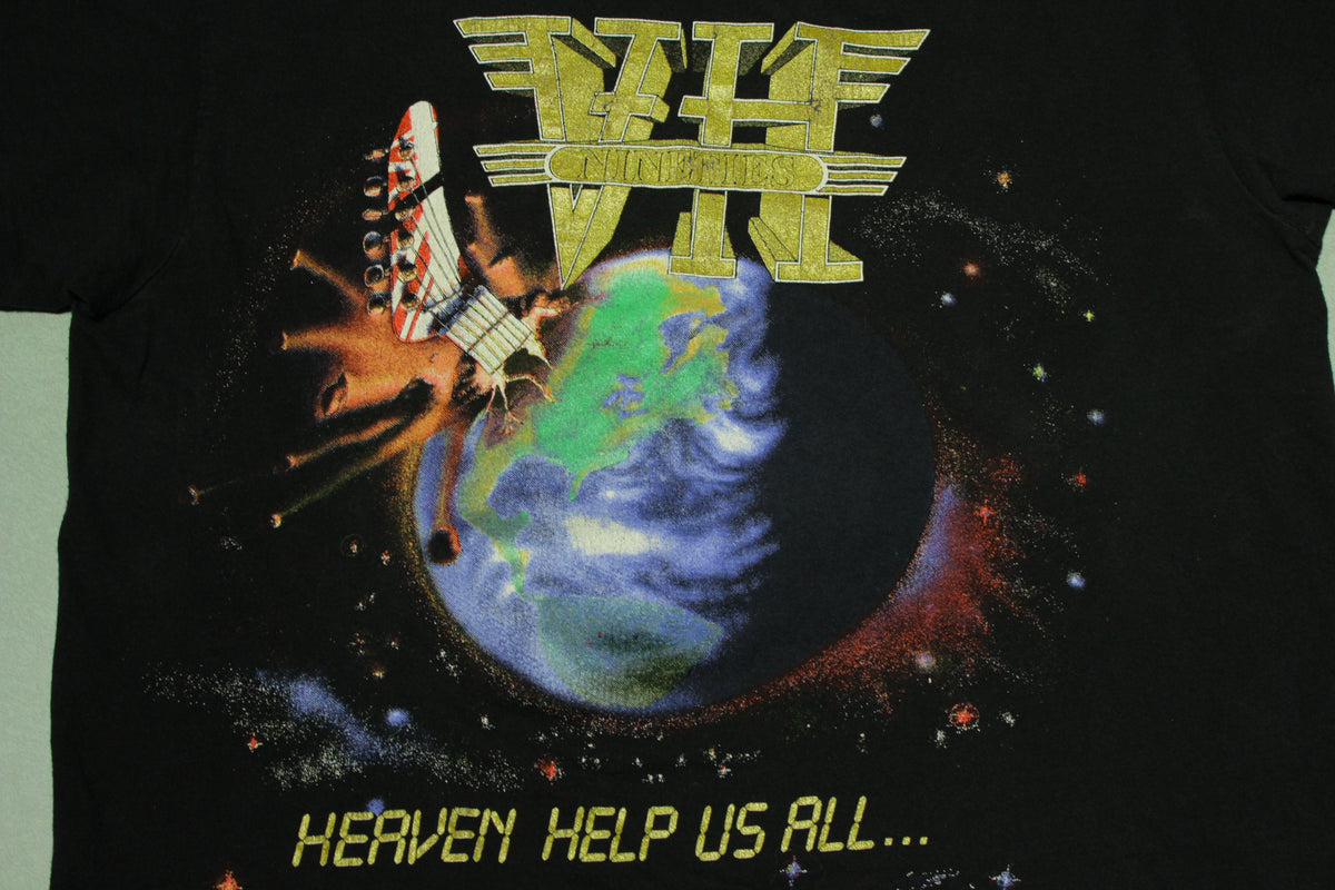 Van Halen Heaven Help Us All Ninety Vintage 1990 Brockum T-Shirt