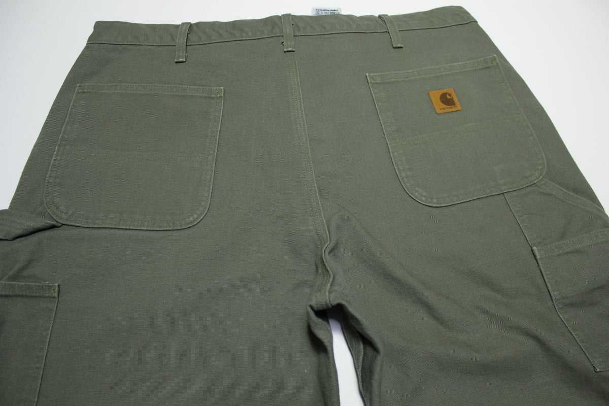 Carhartt B11 Dungaree Fit Duck Wash Canvas Work Construction Pants
