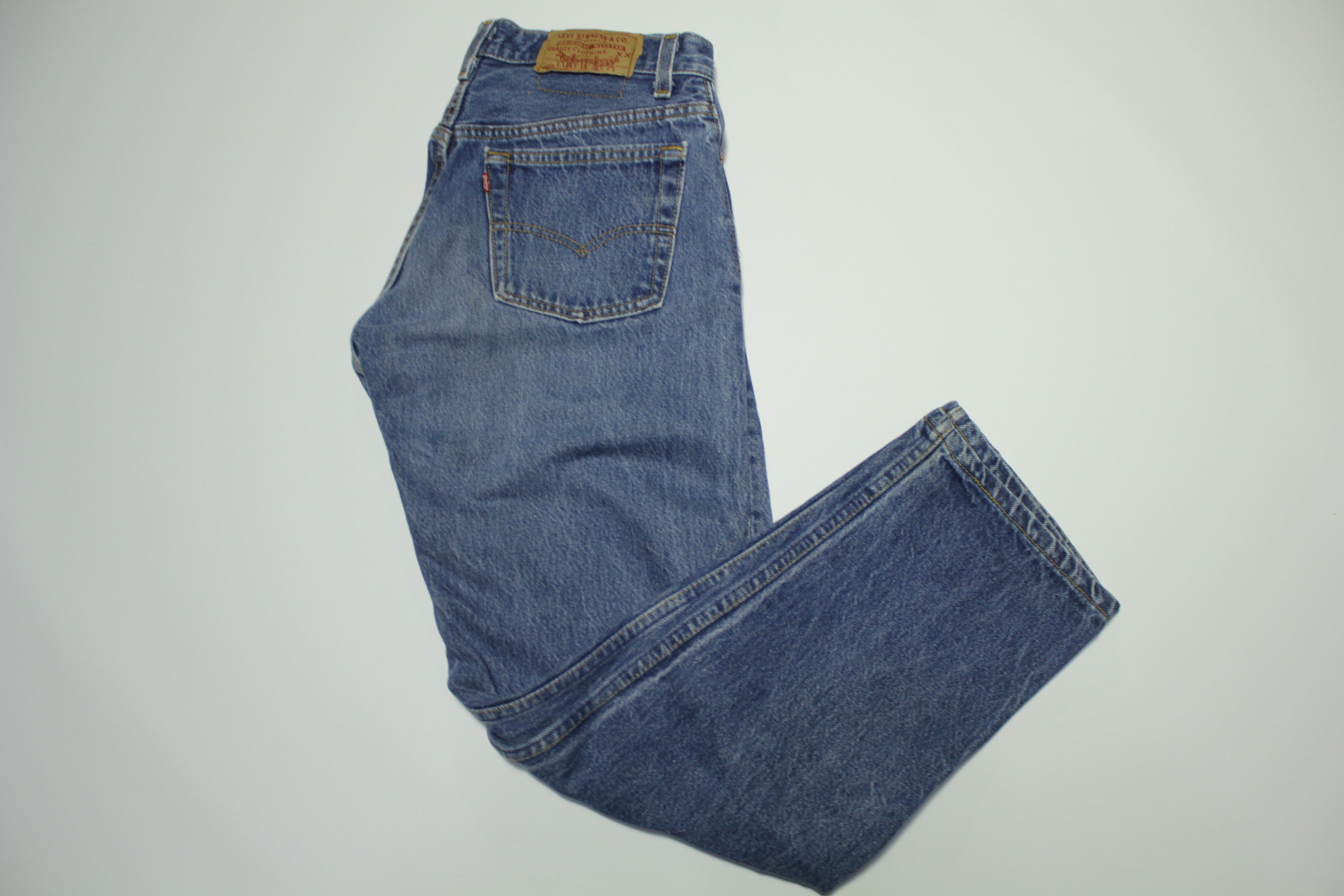 Levis 501xx Red Tab Vintage 90s Button Fly Denim Grunge Rocker