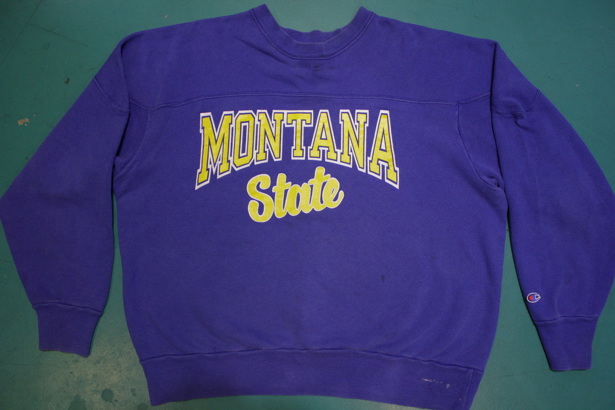Montana State Champion Vintage 80's USA Made Crewneck Sweatshirt