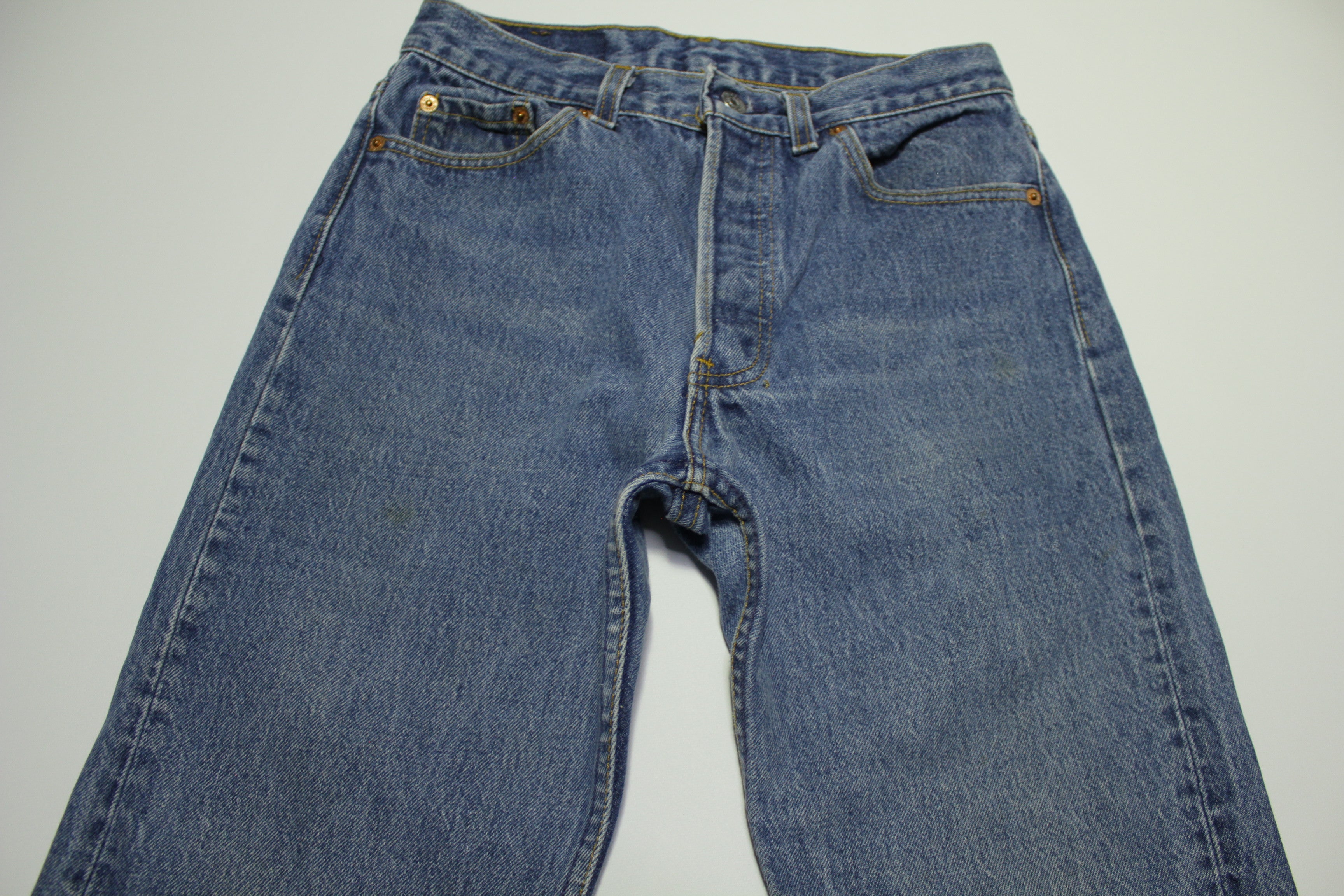 Levis 501xx Red Tab Vintage 90s Button Fly Denim Grunge Rocker