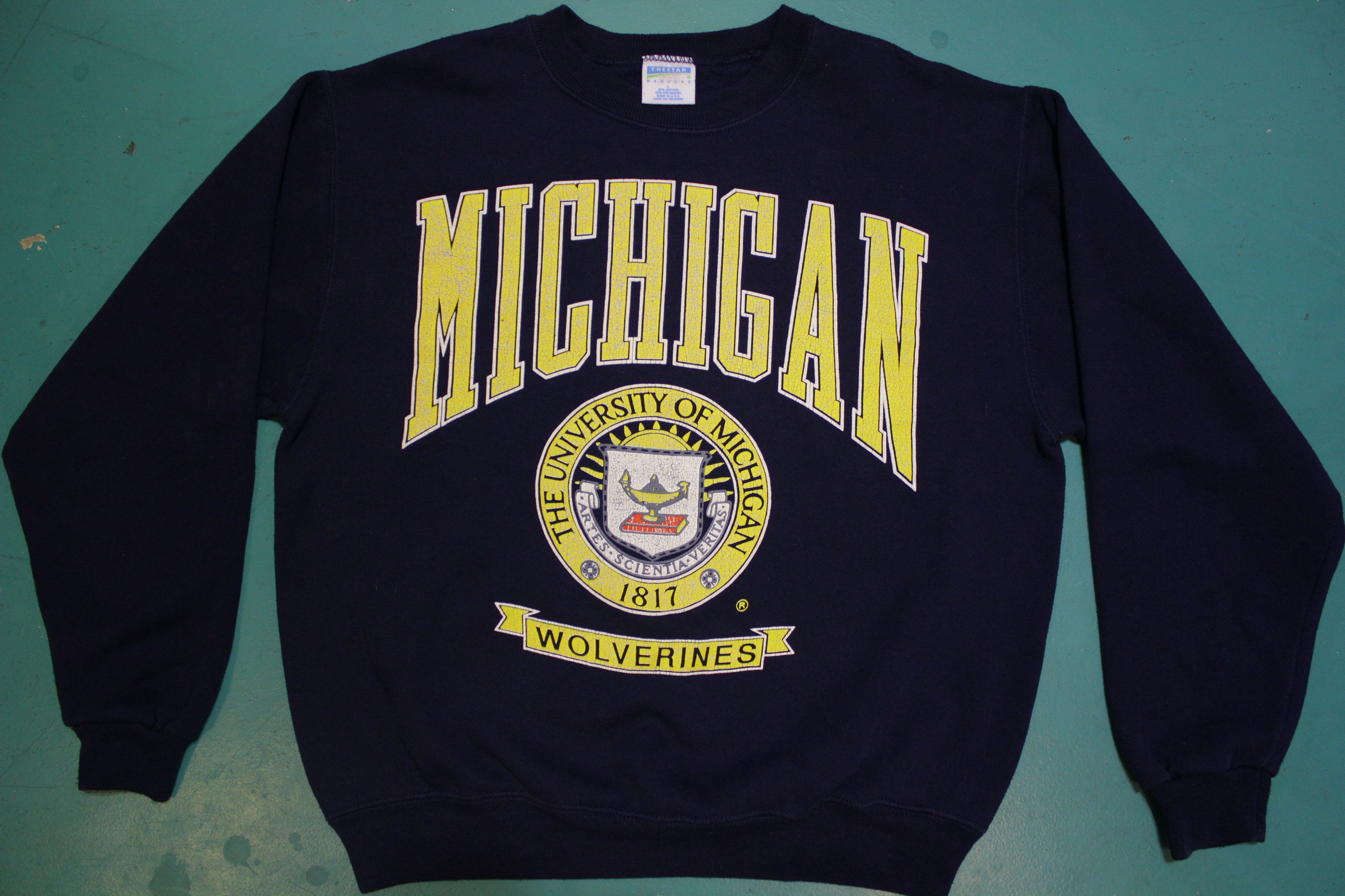 Vintage college crewneck sweatshirts sale