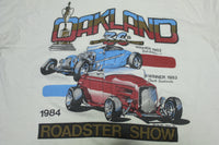 Oakland 1984 Roadster Show Vintage 80's Dick Williams Chuck Lombardo Hot Rod T-Shirt