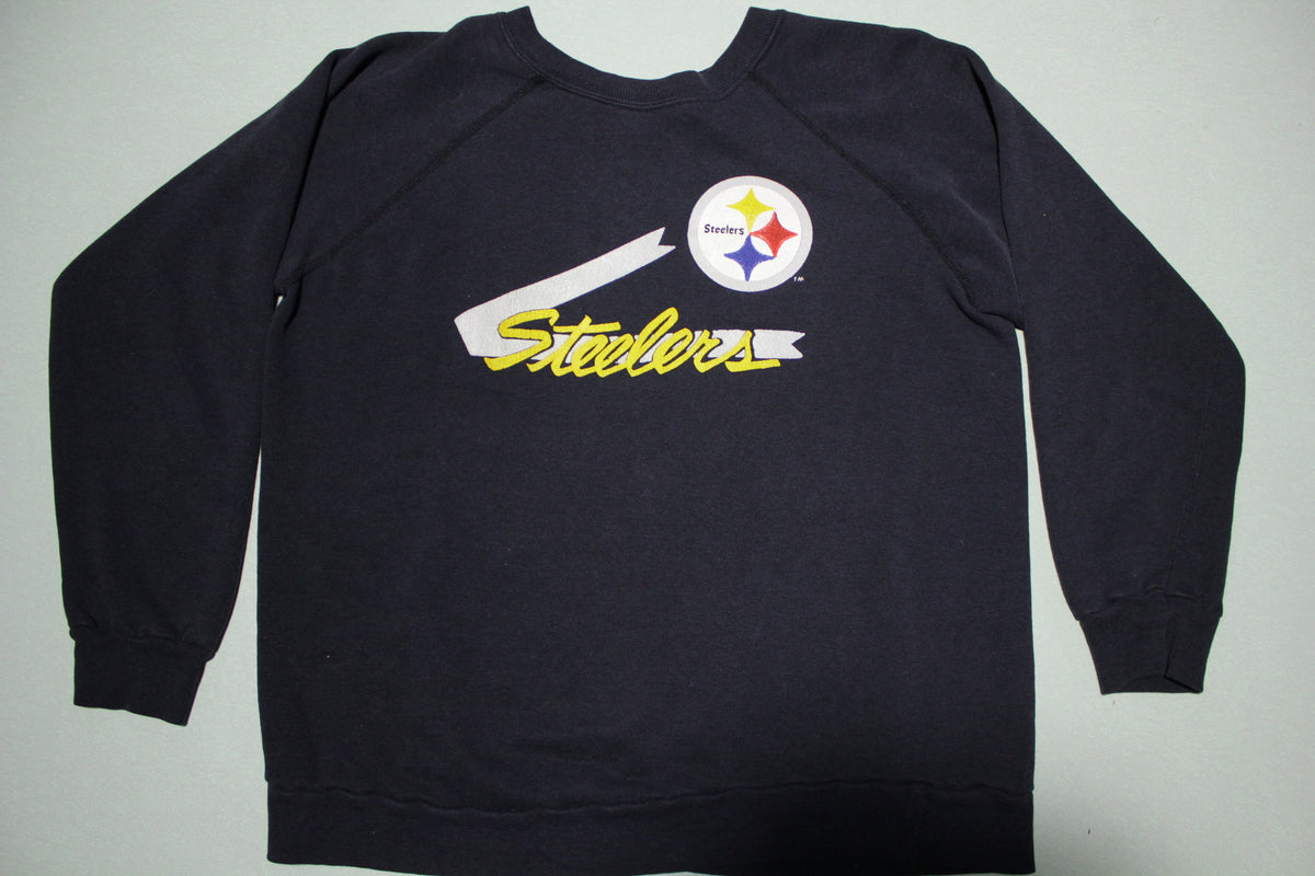 Pittsburgh Steelers Vintage 70's 80s Champion Blue Bar Sweatshirt
