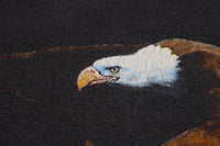 Harley Davidson 1991 America Flag Bald Eagle 90's Single Stitch T-Shirt