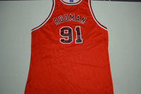 Dennis Rodman Chicago Bulls Vintage 1996/97 Champion USA Gold Logo Throwback Jersey