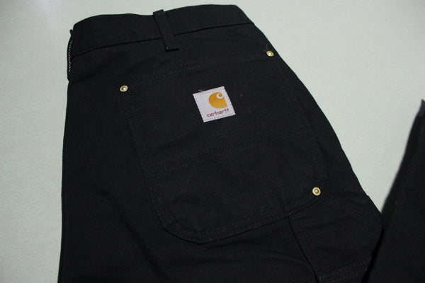 Carhartt B01 Double Knee Front Work Construction Utility Pants BLK Made in USA 00
