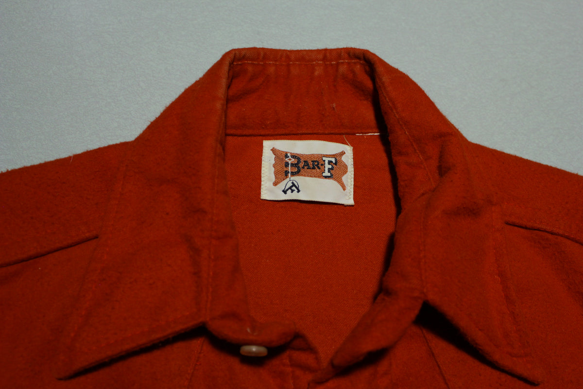Bar F Long Sleeve Vintage 70's Western Pearl Snap Shirt
