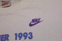 90's Made in USA Nike Gray Tag Portland Marathon Finisher 1993 Long Sleeved T-shirt