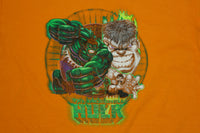 The Incredible Hulk Vintage 90's Pacific Sports Orange Movie T-Shirt