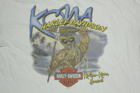 Kona Vintage Hawaii Kailua Harley Davidson 2003 USA Made T-Shirt
