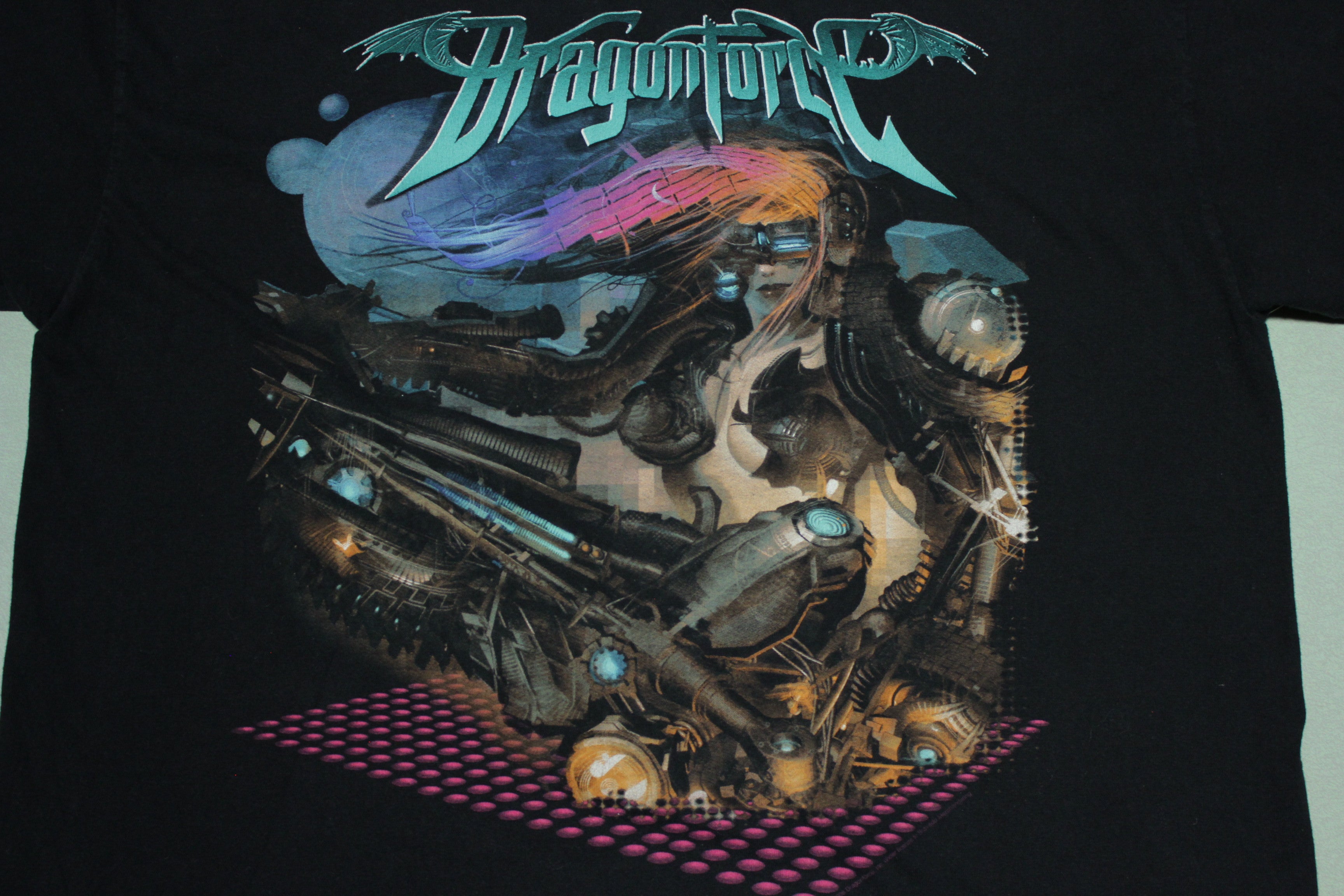 Dragonforce 2006 Heavy Metall Band Graphic Artist T-Shirt