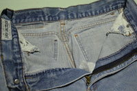Larry Mahan Vintage 70's Jay Jacobs Talon 42 Zipper Denim Blue Jeans