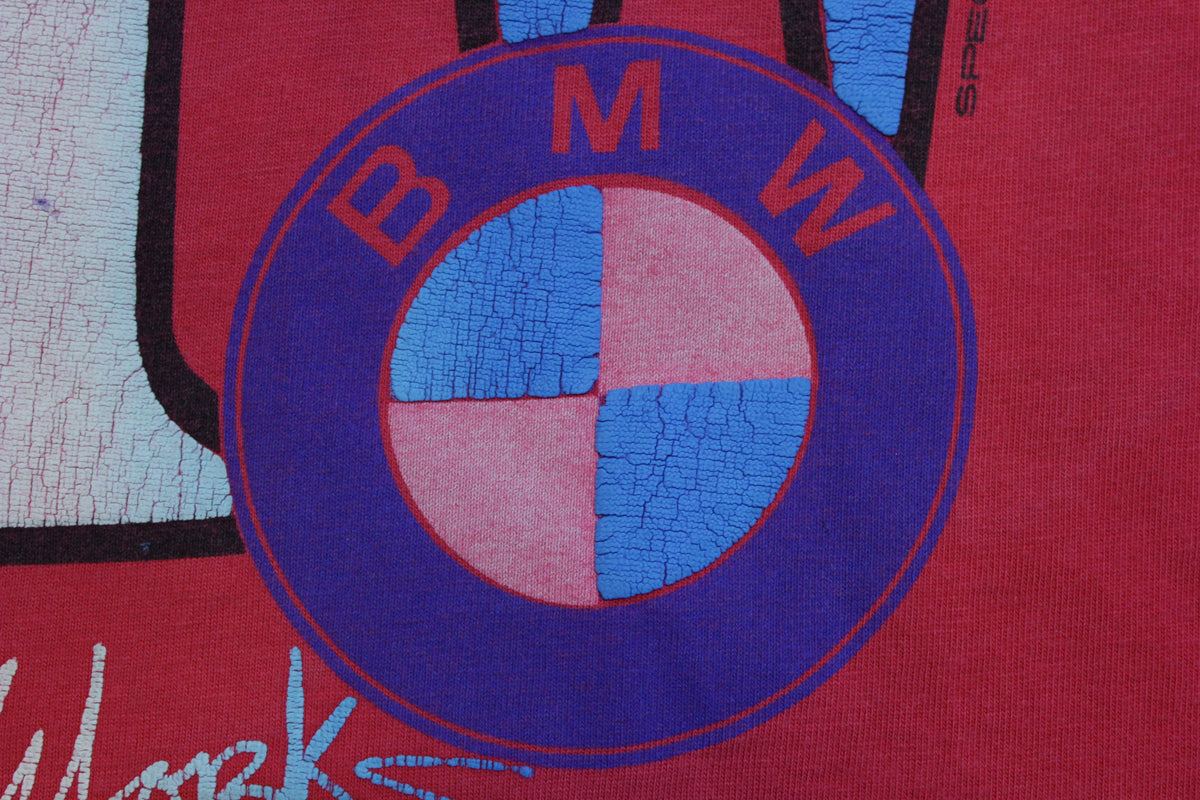 BMW 1989 Bravarian Motor Works Jerzees Vintage Made in USA 80's T-shirt