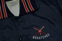 Bud Light Vintage Wenatchee Gem Sportswear USA Satin Bomber Coach Jacket