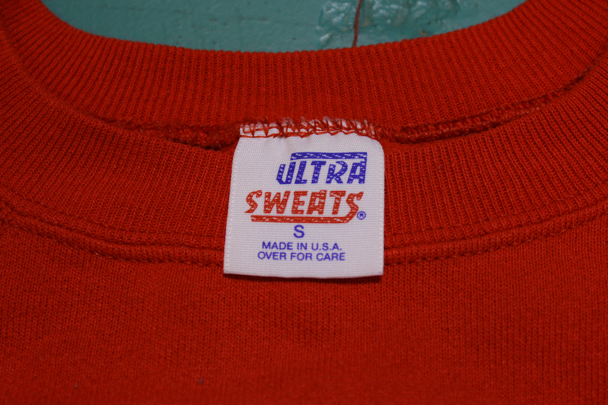 Chicago Bulls Basketball Club 80's Vintage Made in USA Crewneck Sweatshirt